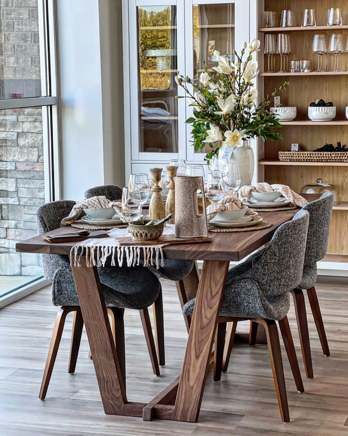 Clive Walnut Dining Table 70x37