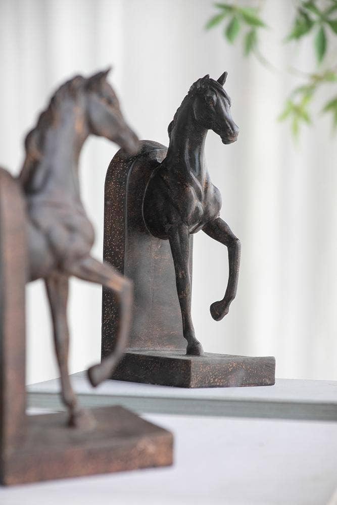 Trotting Horse Bookends