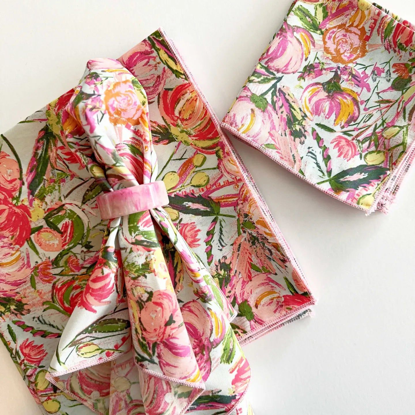 Floral Cloth Napkins