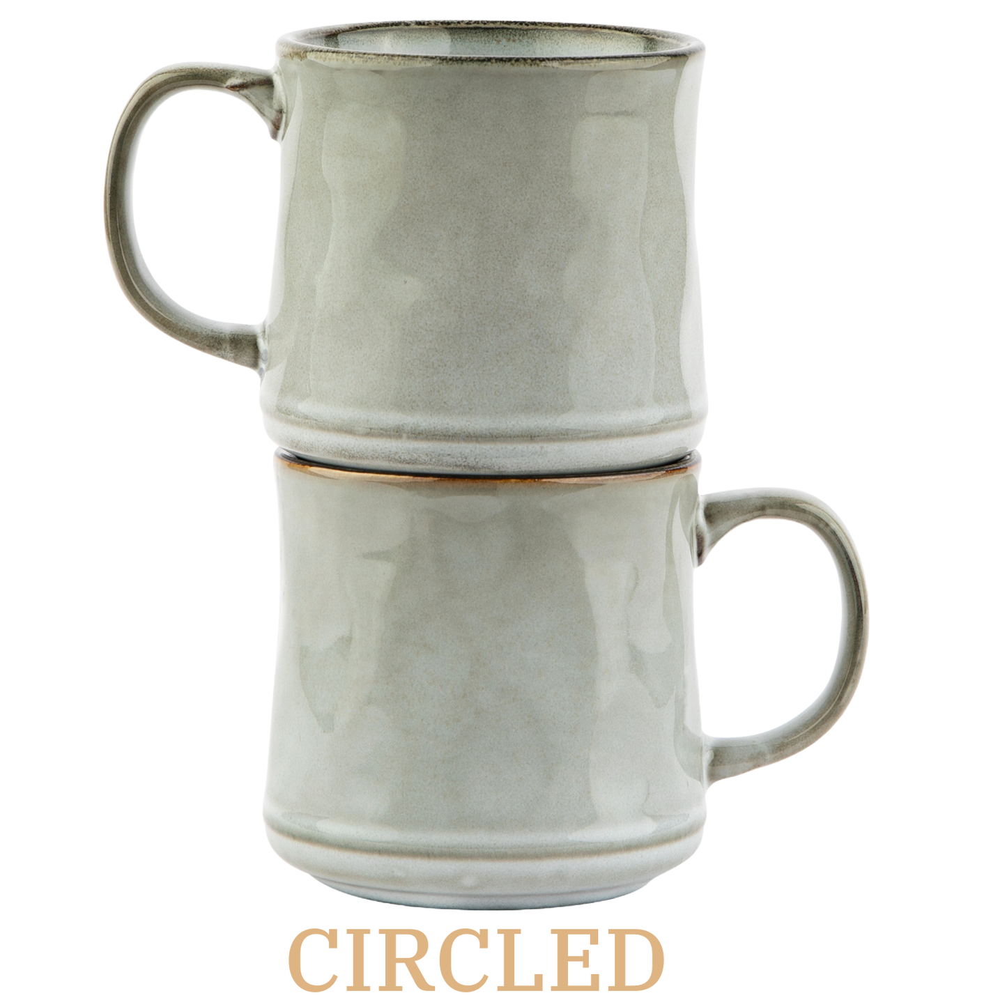 Java Coffee Mugs, Stoneware, 15 oz