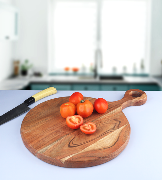 LG Acacia Wood Cutting Board with Handle
