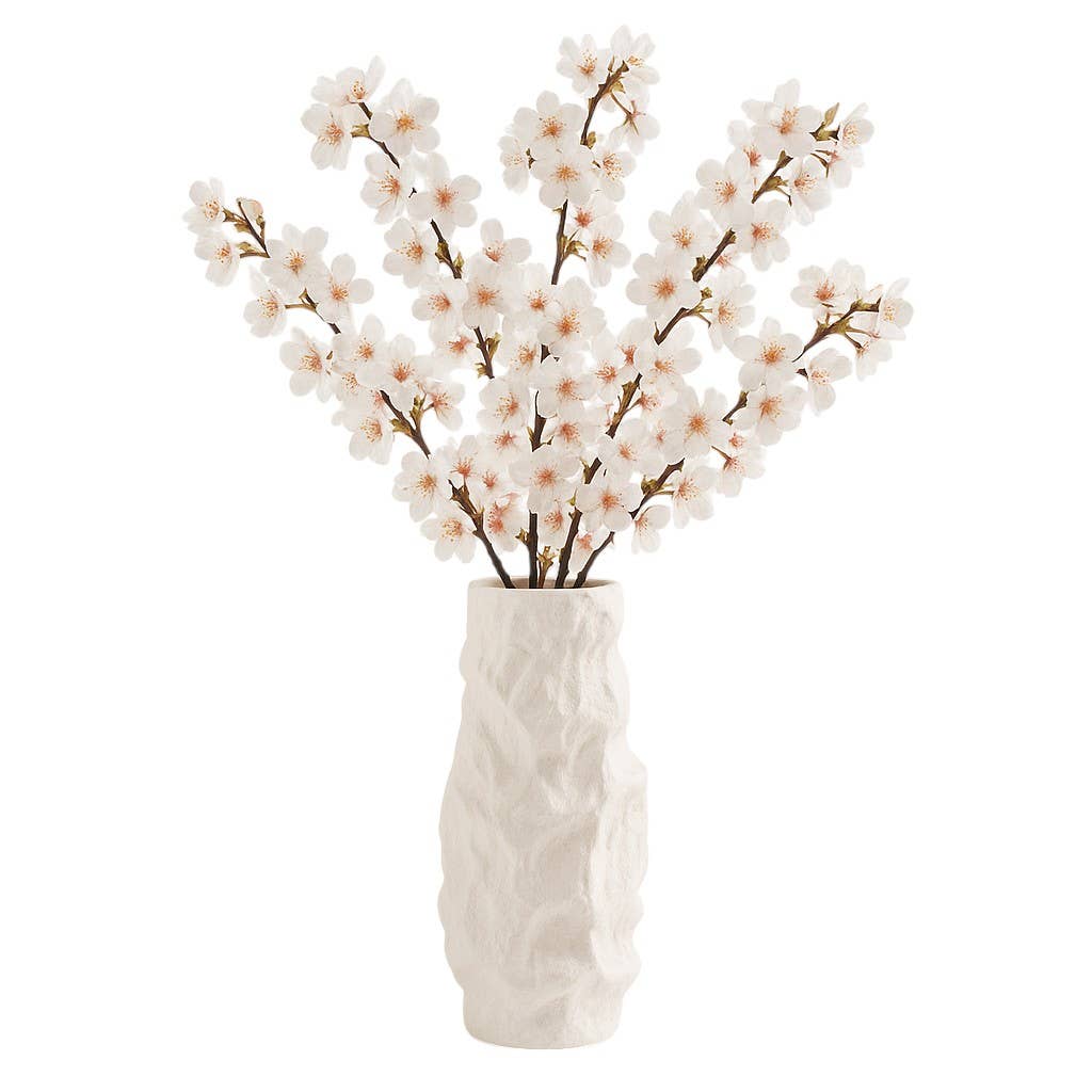 Ceramic Abstract Jagged Textured Vase