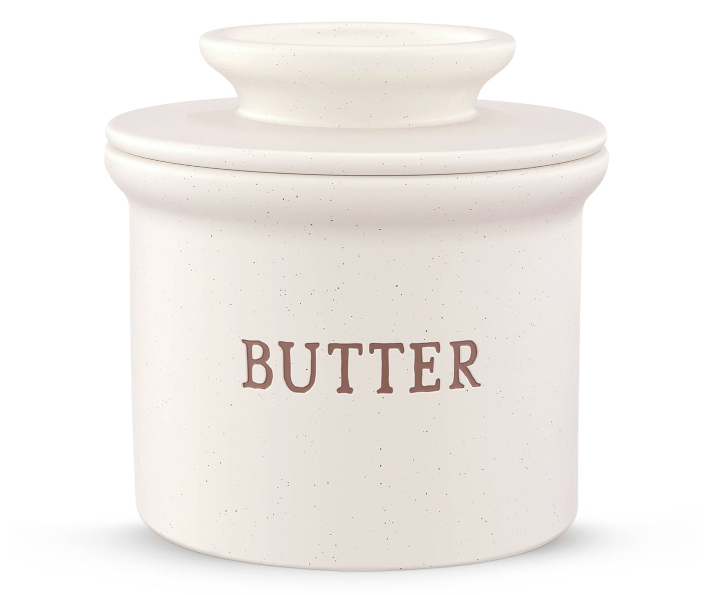 French Butter Keeper Dish, Ceramic