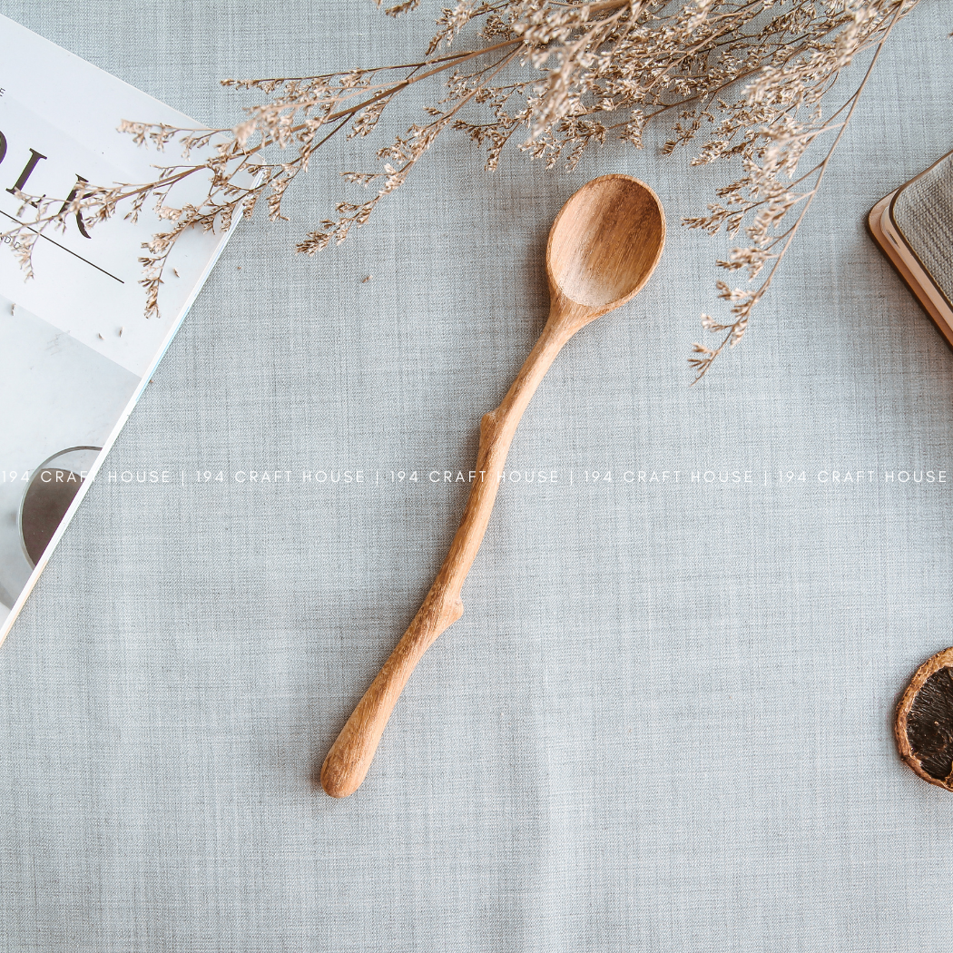 Branch Tree Wooden Spoon - Kitchen Serving Utensils