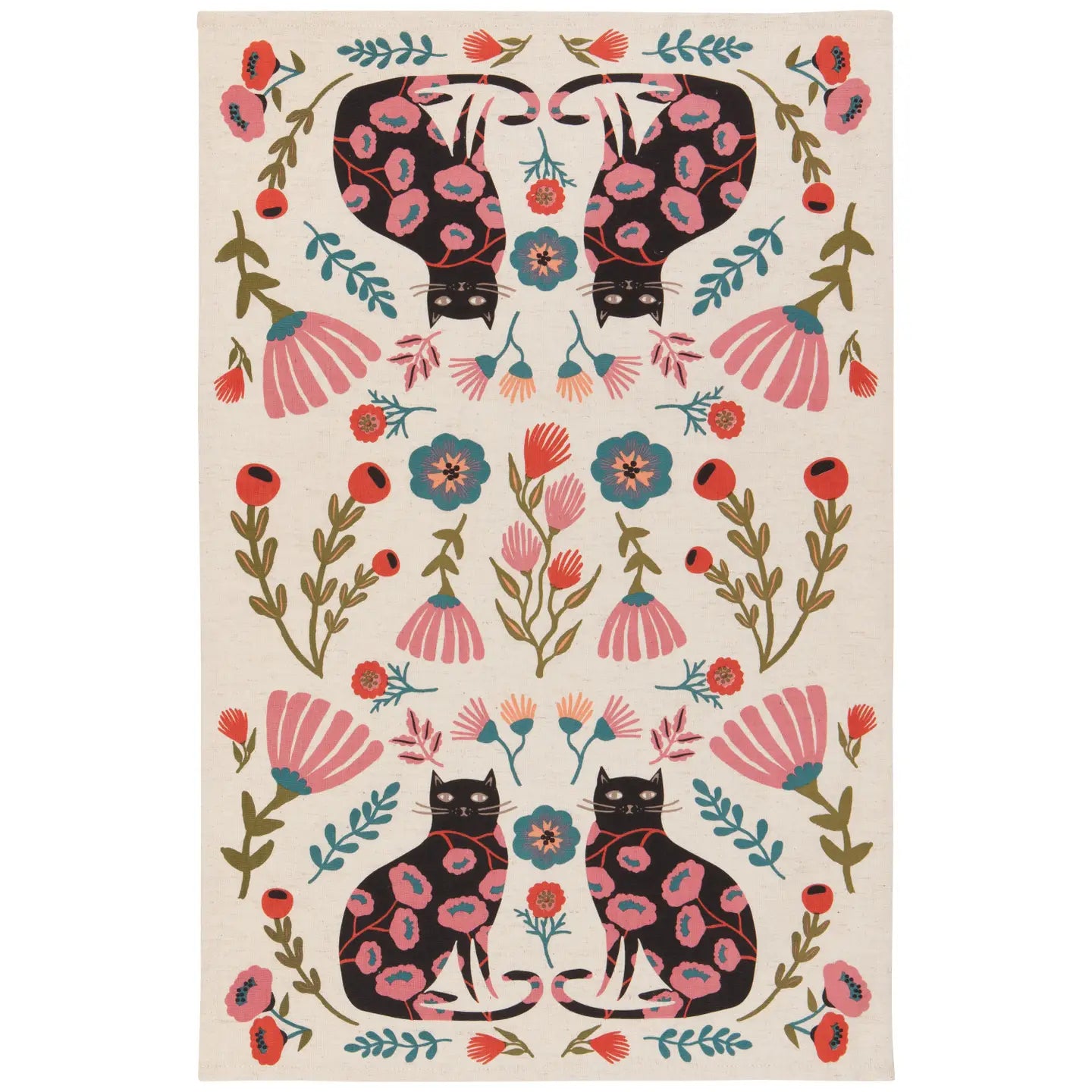 Catbloom dishtowel