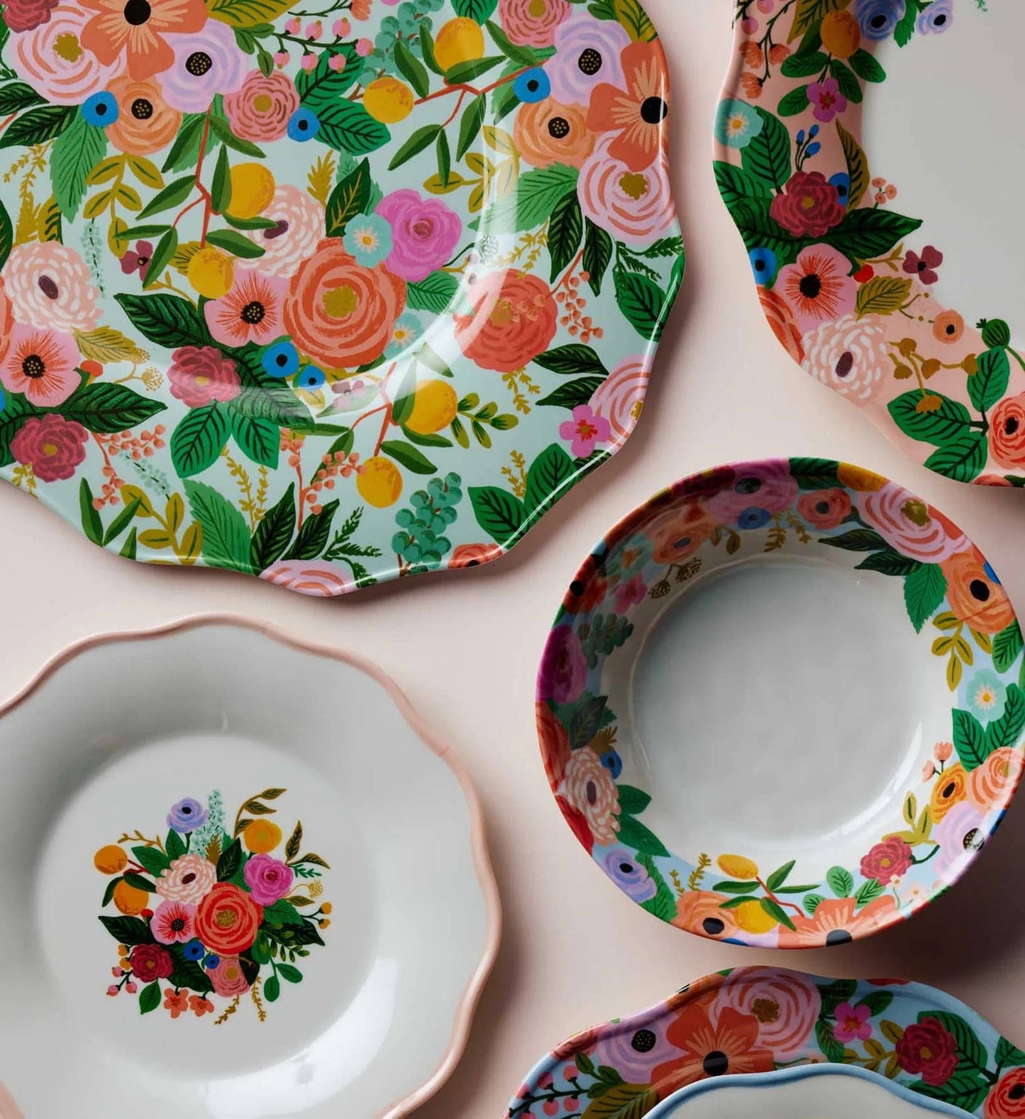 Garden Party Melamine Serving Platter