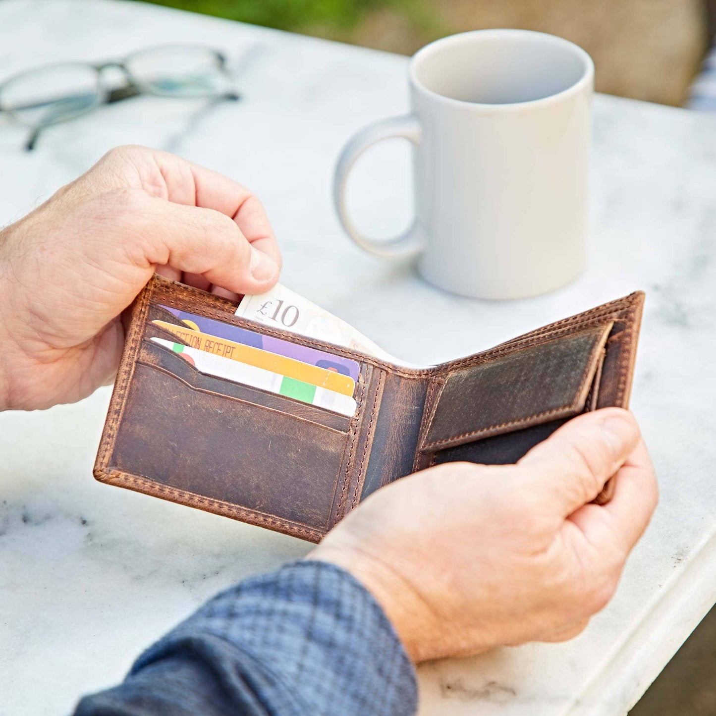 Handmade Buffalo Leather Wallet