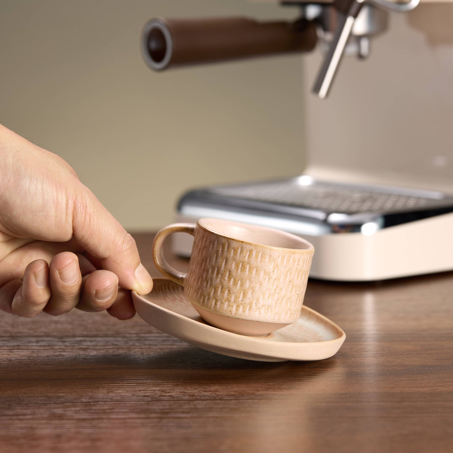 Espresso Mug and Saucer Set of 4