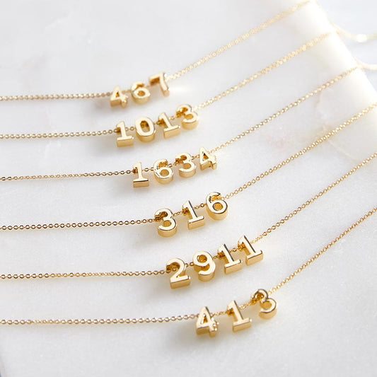 Verse Numbers Necklace