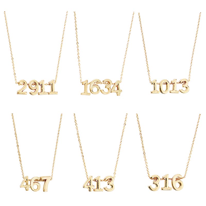 Verse Numbers Necklace