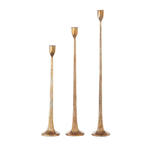 Gilded Gold Taper Candle Stick