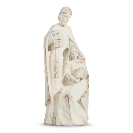 Distressed White Holy Family