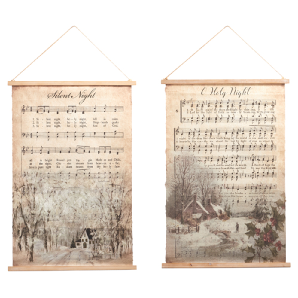 Music Sheets Hanging Tapestry