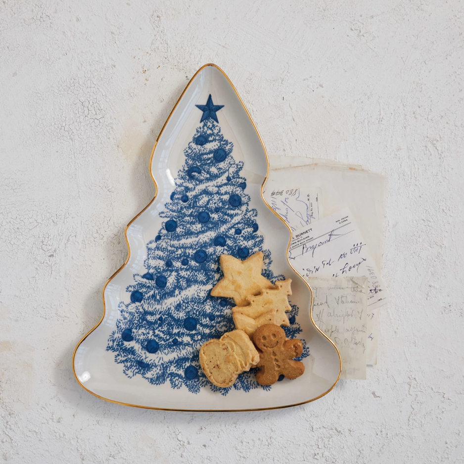 Christmas Tree Serving Plate