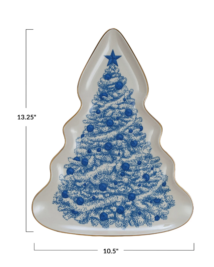 Christmas Tree Serving Plate