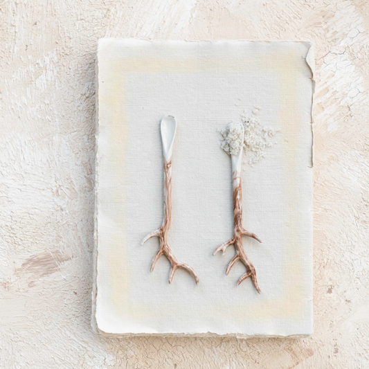 Stoneware Antler Spoon