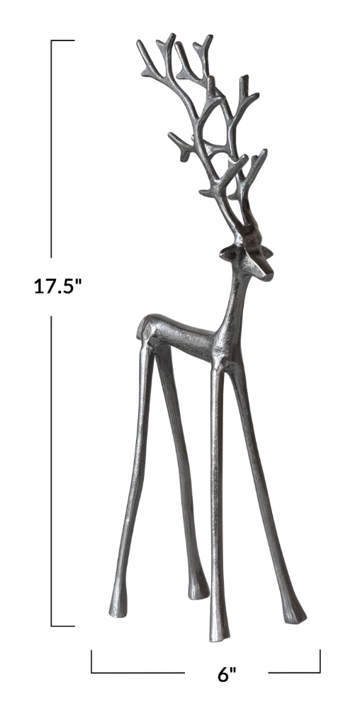 Cast Aluminum Reindeer