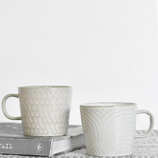 Stoneware Pattern Mugs