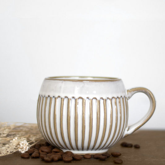 White Glaze Mug