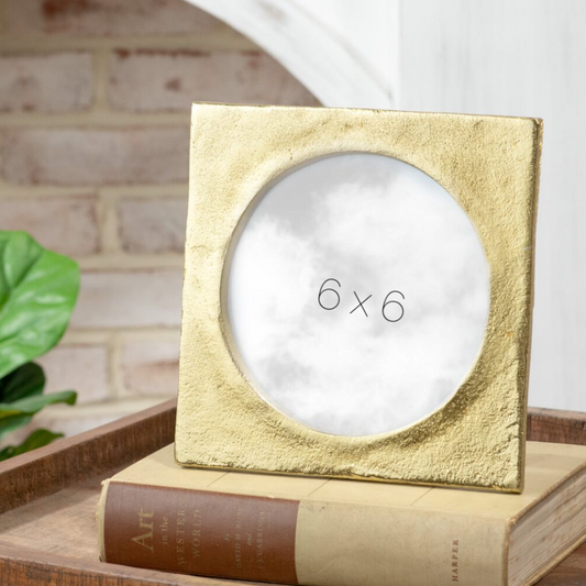 6x6 Gold Photo Frame