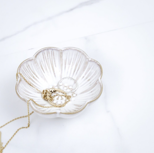 Floral Trinket Dish