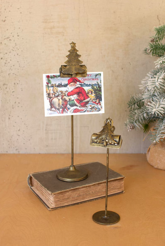 Christmas Tree Card Clips on Stand