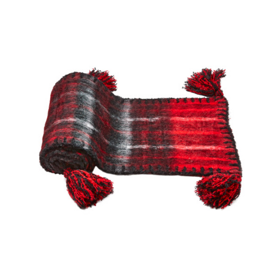 Snowmass Tassed Mohair Runner