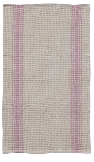 Stripe Waffle Weave Tea Towel