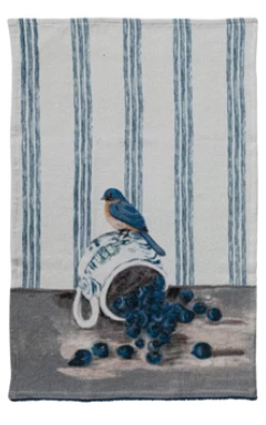 Bird on Dish Tea Towel