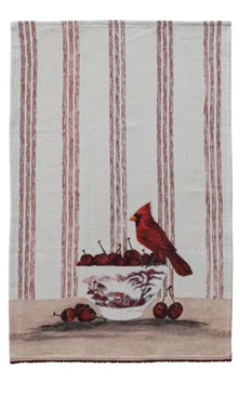 Bird on Dish Tea Towel