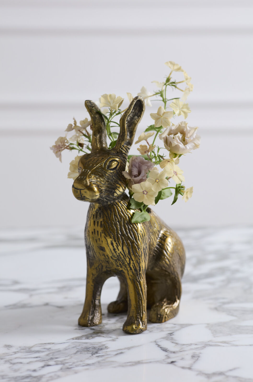 Golden Hare Vase