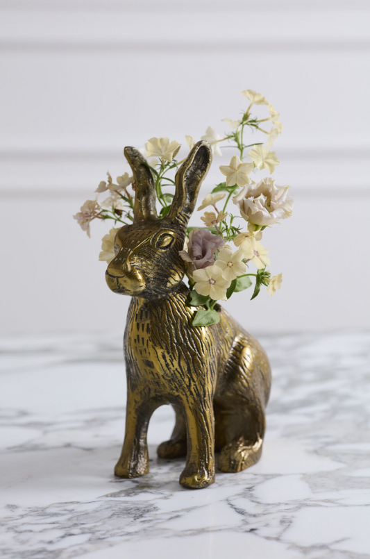 Golden Hare Vase