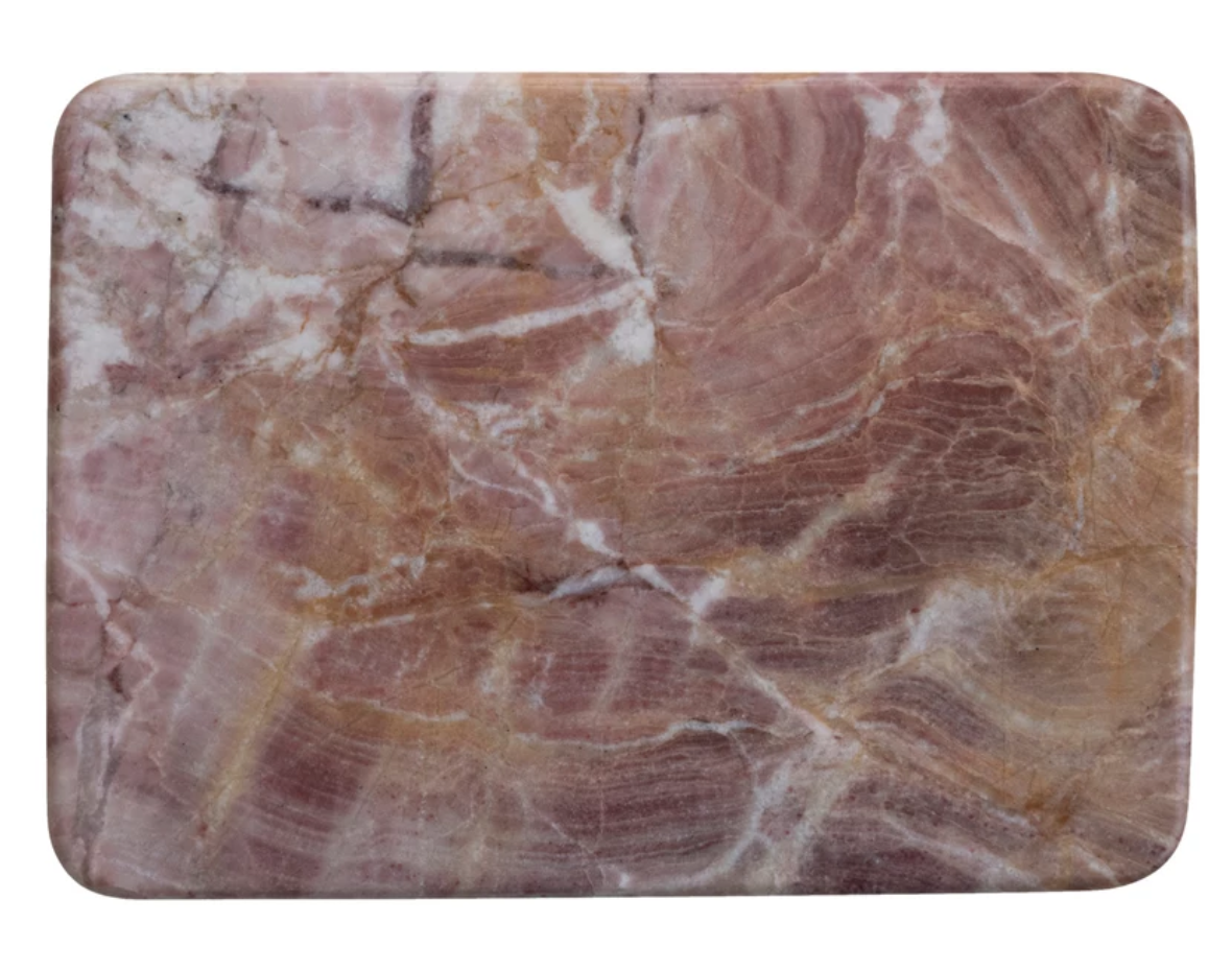 Pink Marble Cutting Board