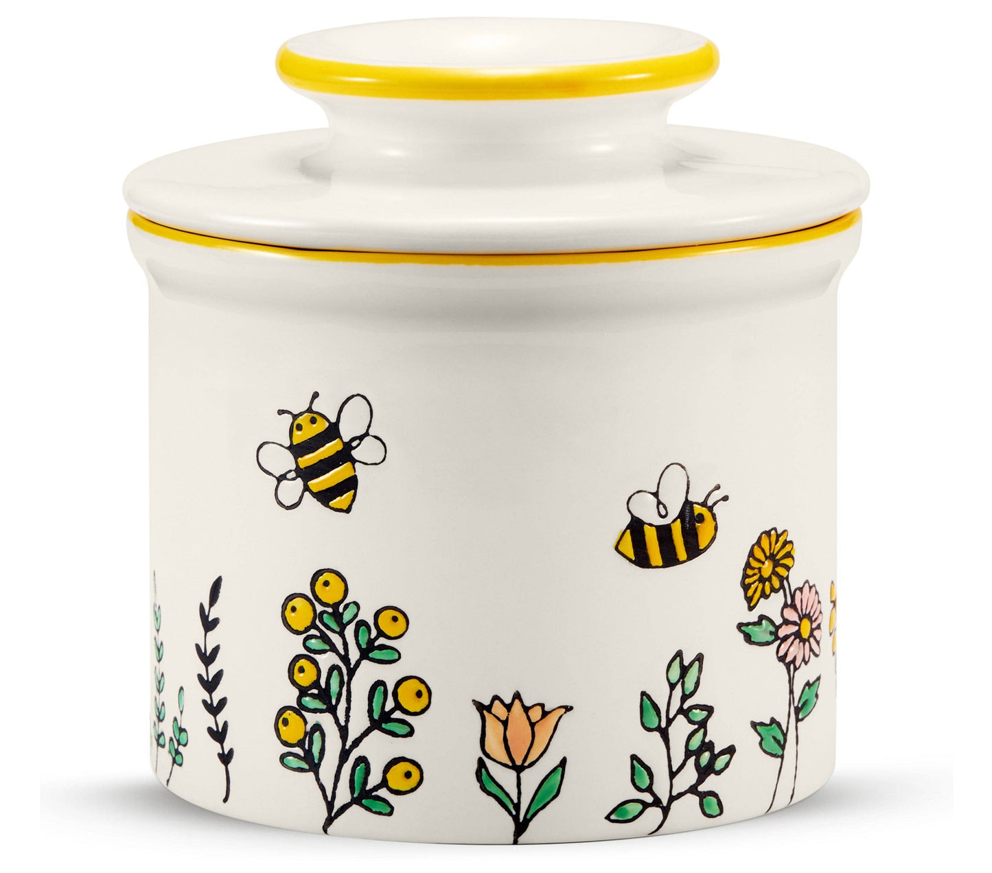 French Butter Keeper Dish, Ceramic