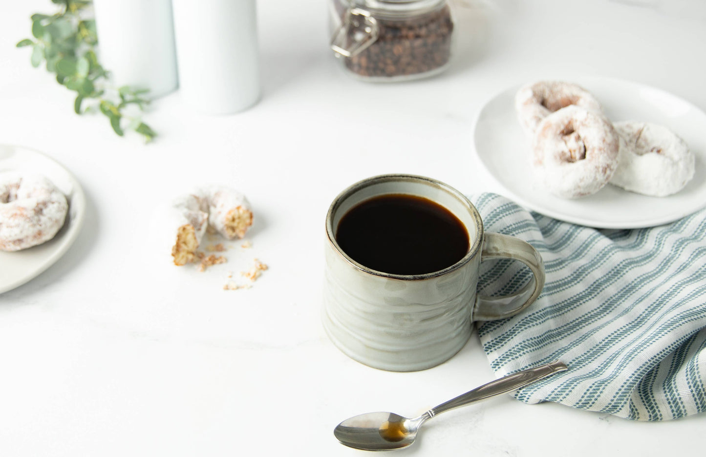 Java Coffee Mugs, Stoneware, 15 oz