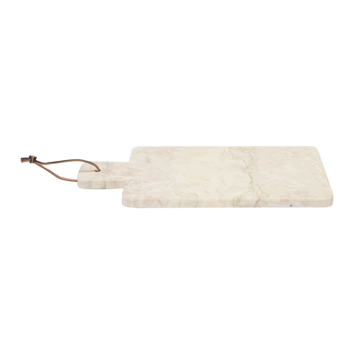 Marble Cheese/Cutting Board with Leather Tie and Handle