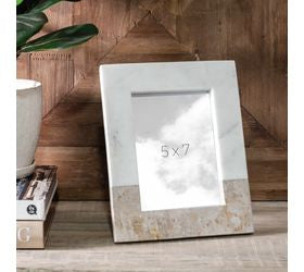 5 X 7 BEIGE MARBLE PHOTO FRAME