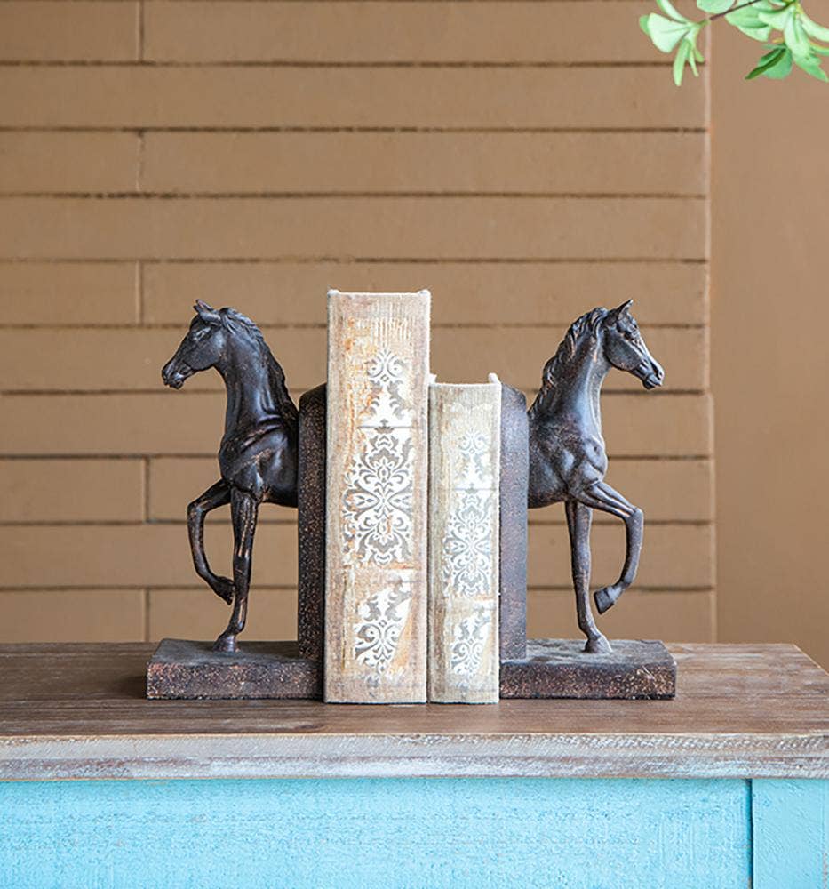 Trotting Horse Bookends