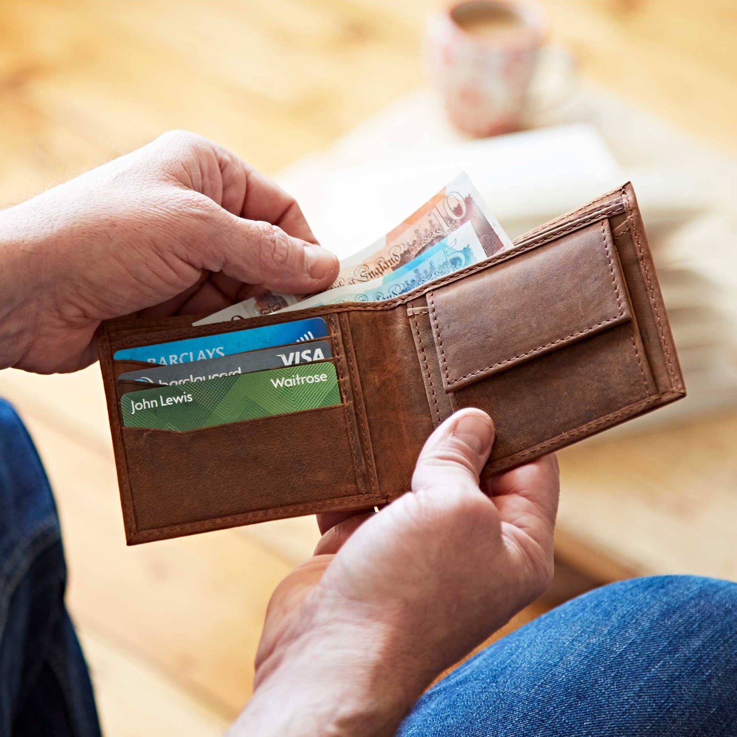 Handmade Buffalo Leather Wallet