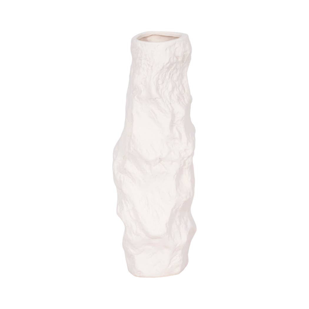 Ceramic Abstract Jagged Textured Vase