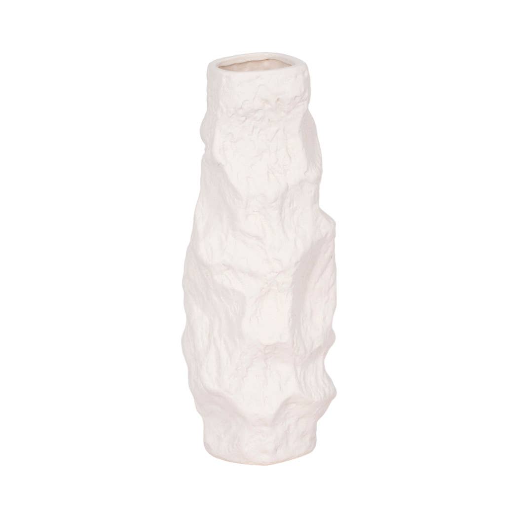 Ceramic Abstract Jagged Textured Vase
