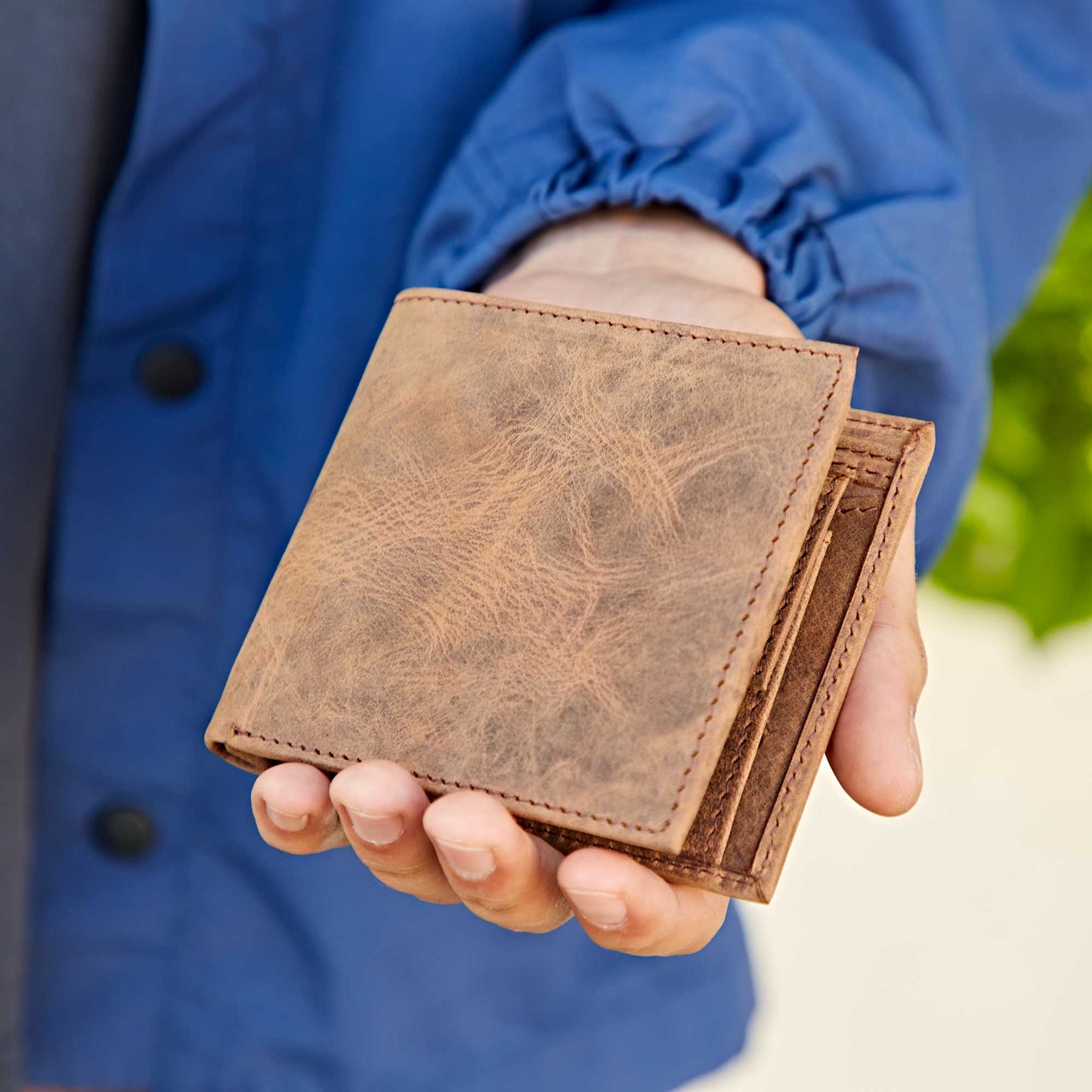 Handmade Buffalo Leather Wallet