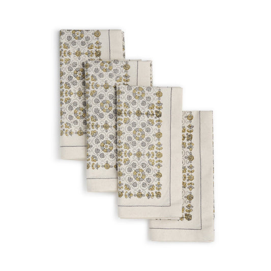 LILY Napkin Hand Block Printed Cotton