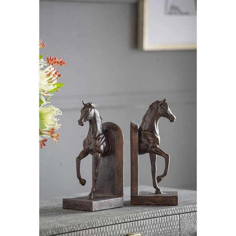 Trotting Horse Bookends
