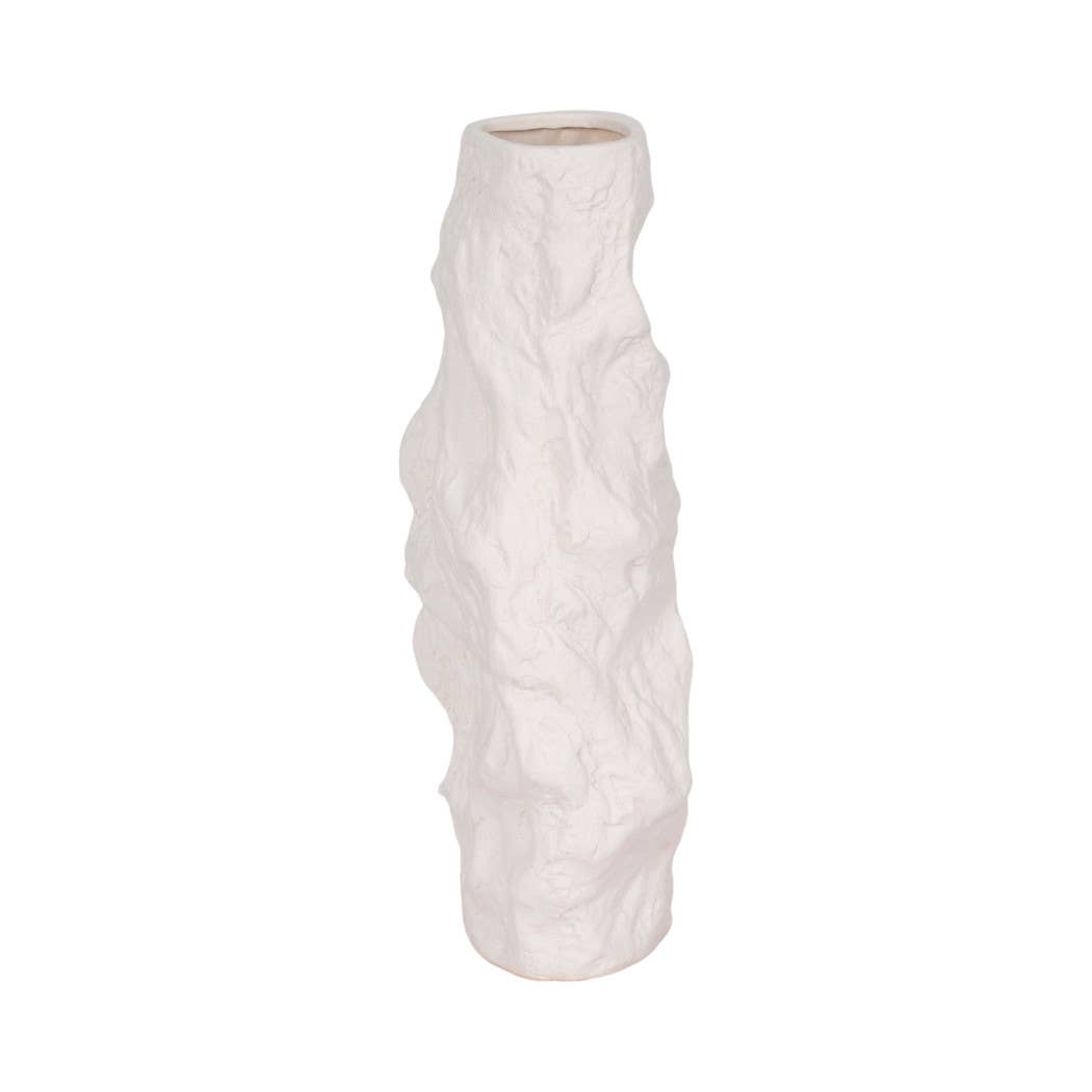 Ceramic Abstract Jagged Textured Vase