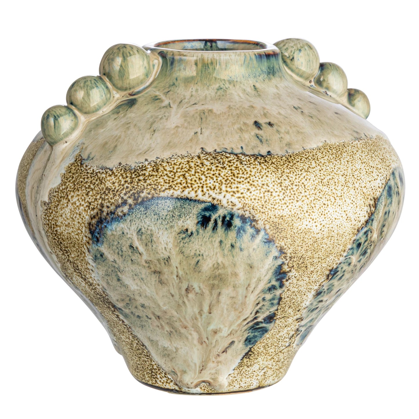 Reactive Glaze Stoneware Vase