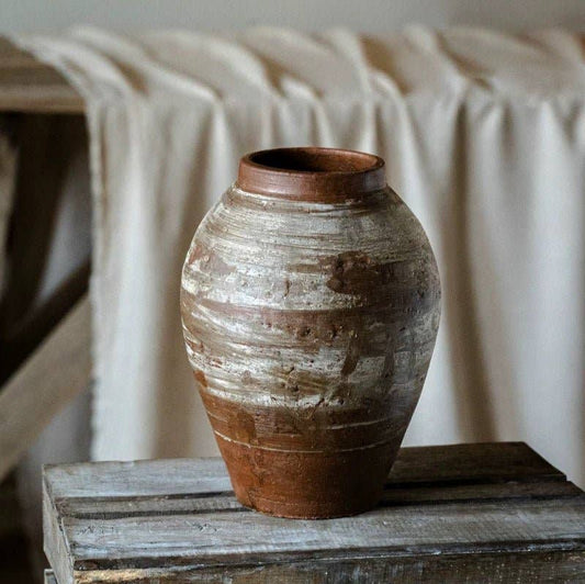 Restoration Brown Clay Pot