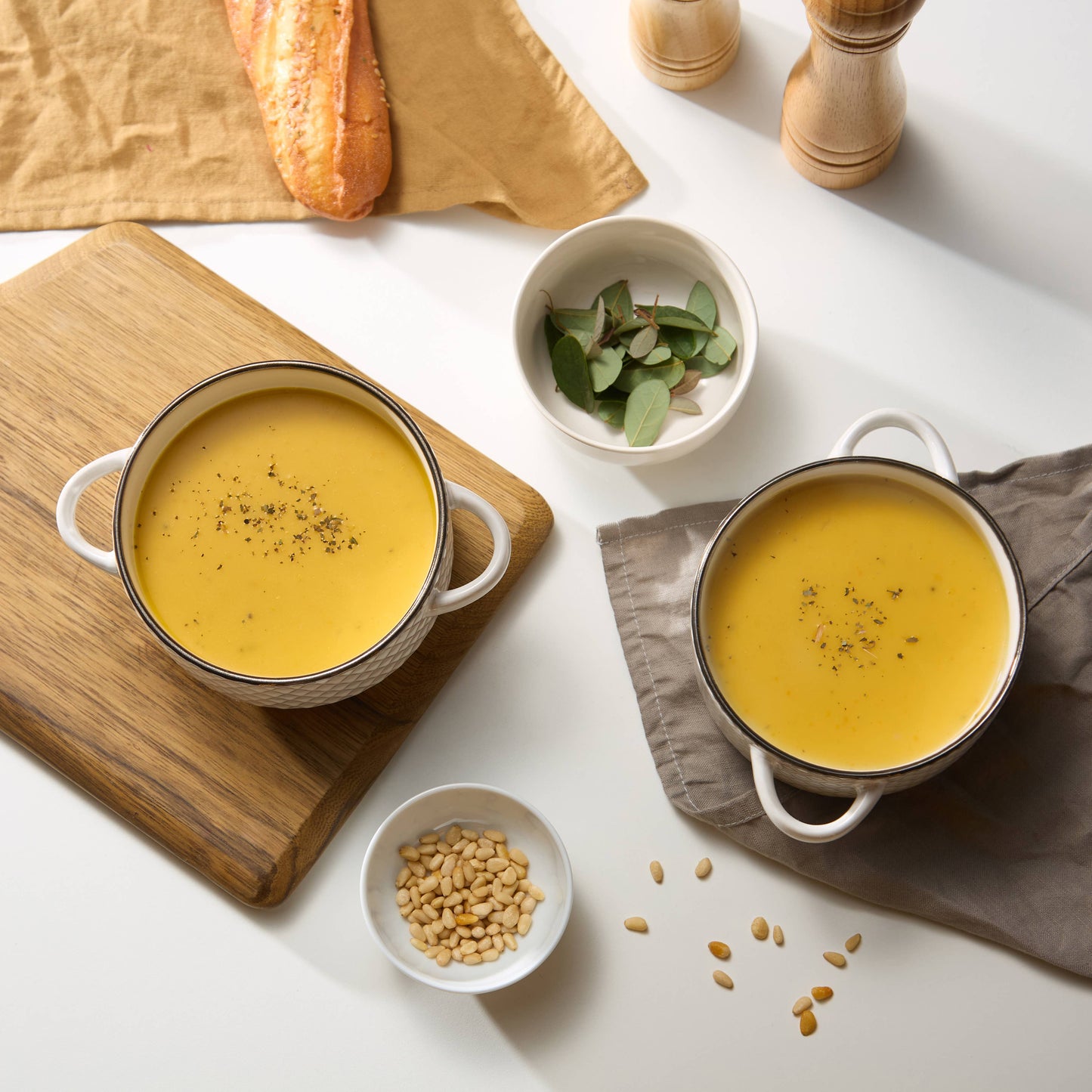 Ceramic Soup Bowls with Handles, 26.5 oz