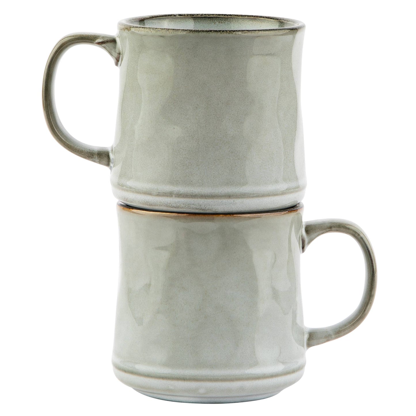 Java Coffee Mugs, Stoneware, 15 oz