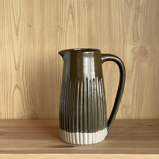 Stoneware Ribbed Pitcher | Serveware | Sunday Night Dinner |  | 